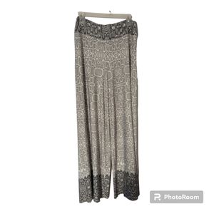 Coco Bianco Large Snake print Wide Leg pants